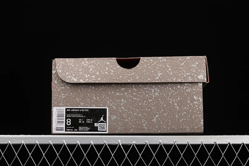 All categories Air Jordan Jordan series basketball shoes Air Jordan 4 Pure original Air Jordan 4 Retro "Taupe Haze" AJ4 Joe 4 black brown Mocha DB0732-200